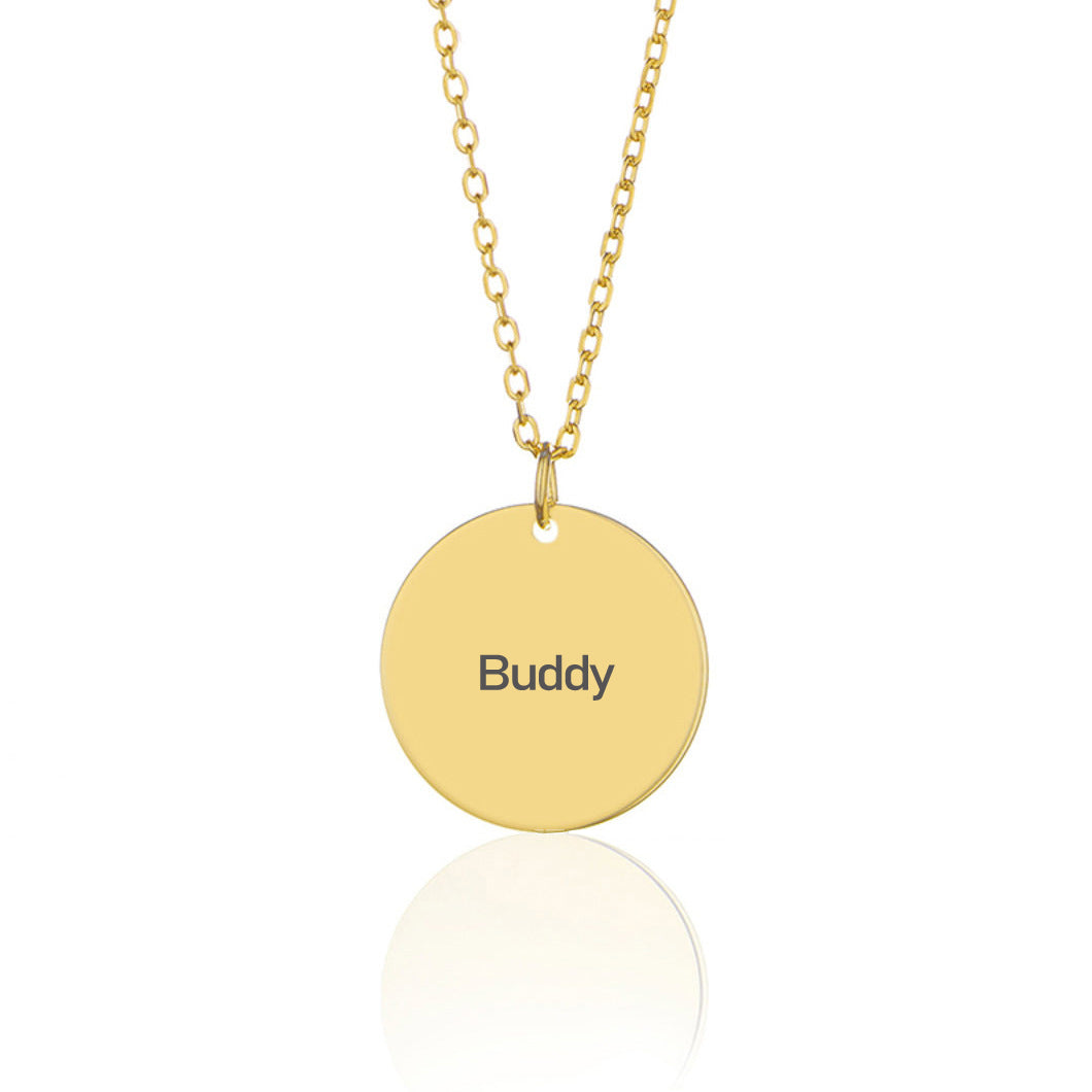 Personalized Pet Portrait Name Necklaces