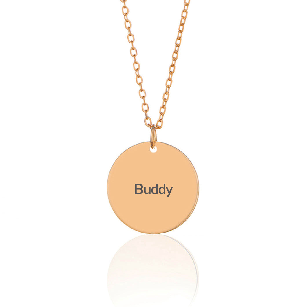 Personalized Pet Portrait Name Necklaces