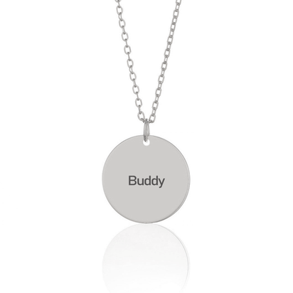 Personalized Pet Portrait Name Necklaces