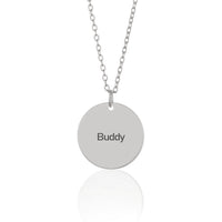 Personalized Pet Portrait Name Necklaces