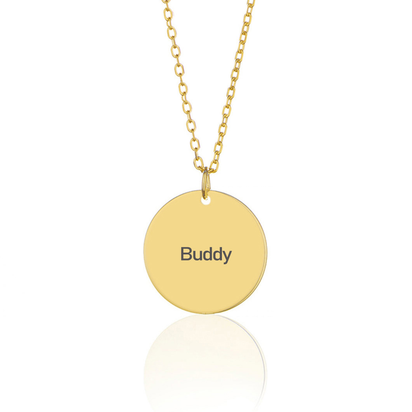 Personalized Pet Portrait Name Necklaces