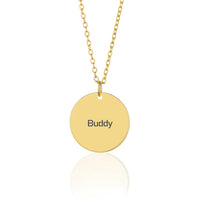 Personalized Pet Portrait Name Necklaces