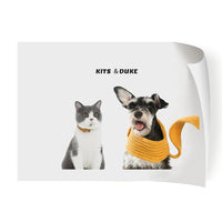 Personalized Two Pet Portrait